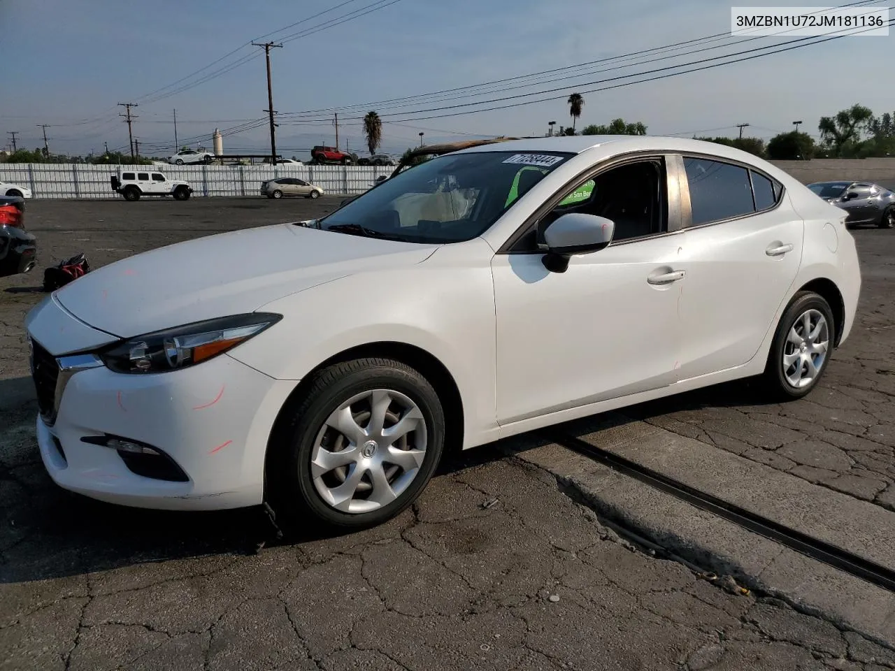 2018 Mazda 3 Sport VIN: 3MZBN1U72JM181136 Lot: 71258444