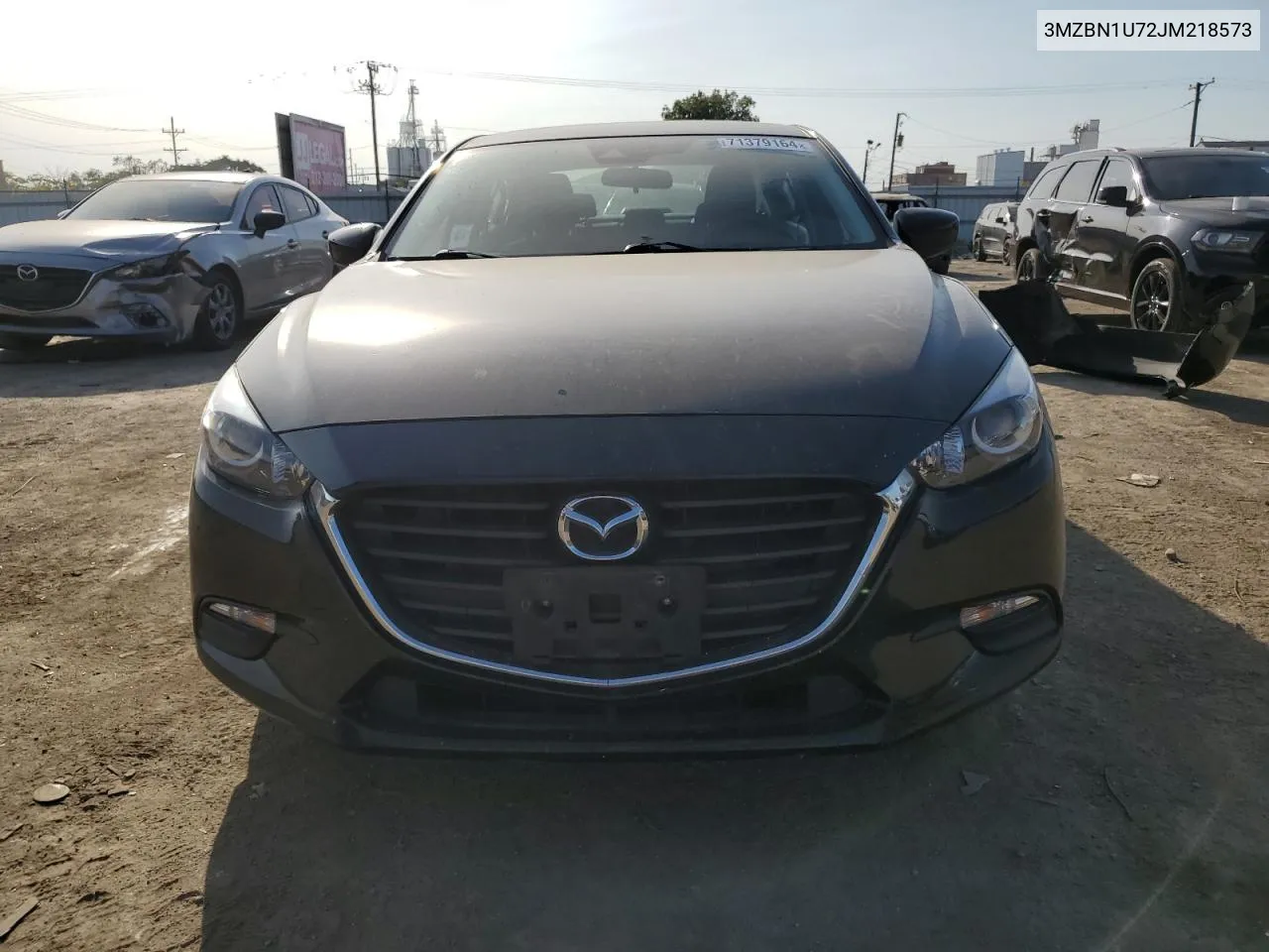 2018 Mazda 3 Sport VIN: 3MZBN1U72JM218573 Lot: 71379164