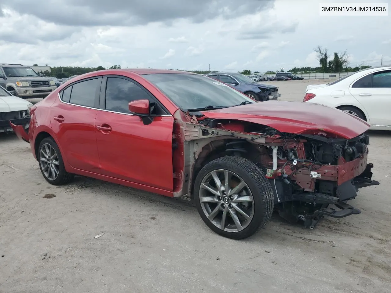 2018 Mazda 3 Touring VIN: 3MZBN1V34JM214536 Lot: 71646474