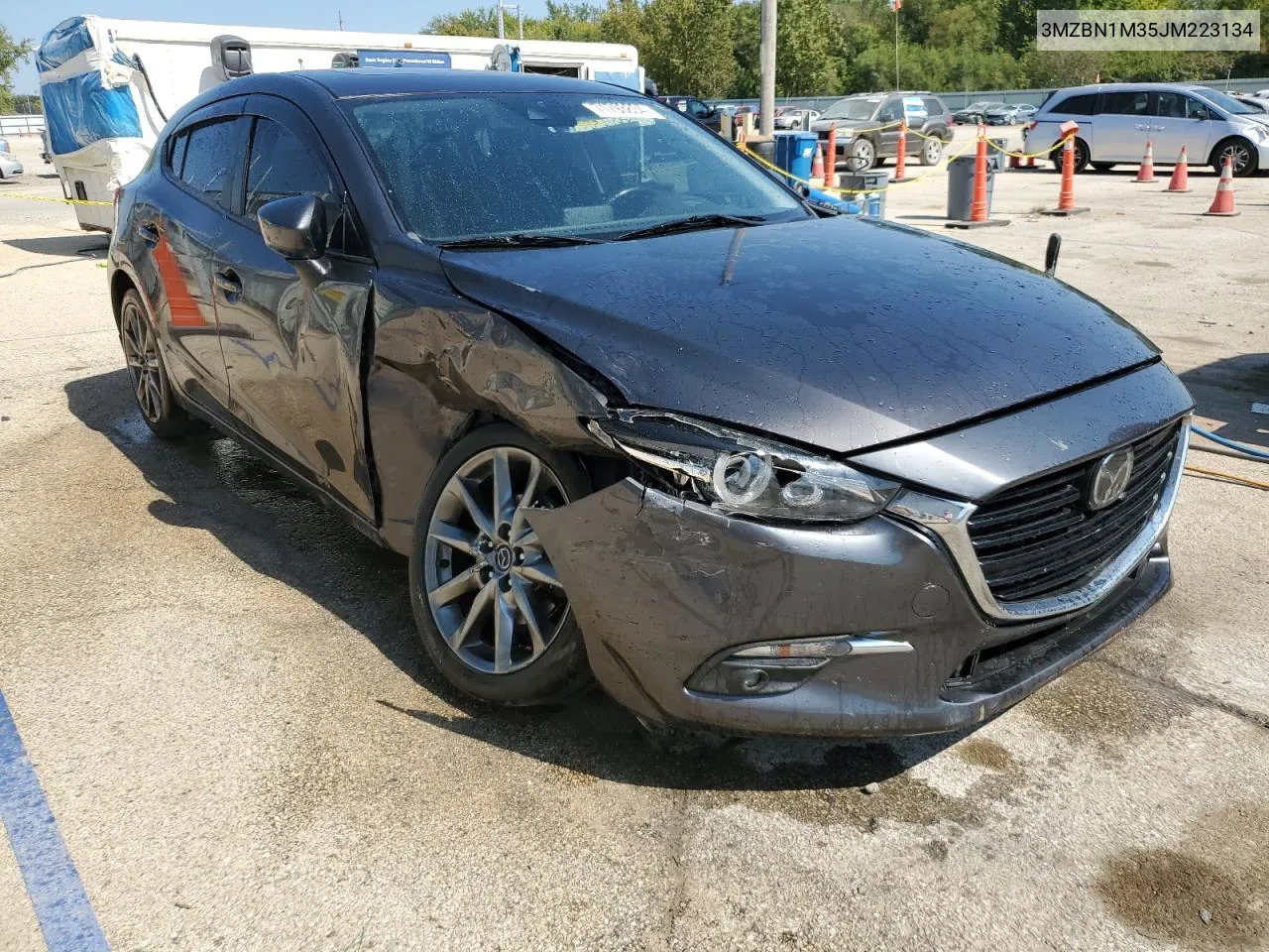 2018 Mazda 3 Grand Touring VIN: 3MZBN1M35JM223134 Lot: 71793834