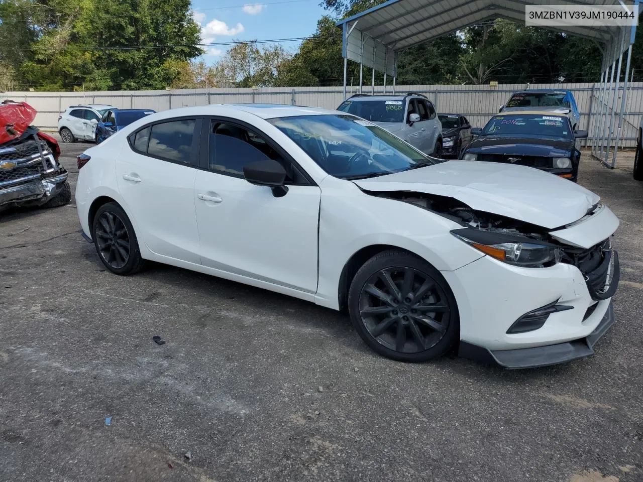 2018 Mazda 3 Touring VIN: 3MZBN1V39JM190444 Lot: 71839424