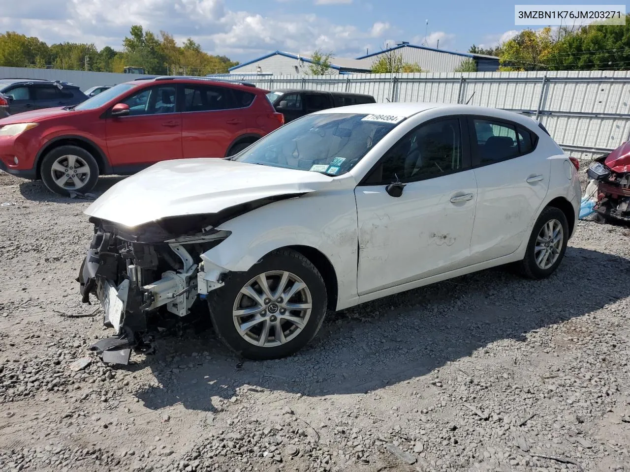 2018 Mazda 3 Sport VIN: 3MZBN1K76JM203271 Lot: 71984584