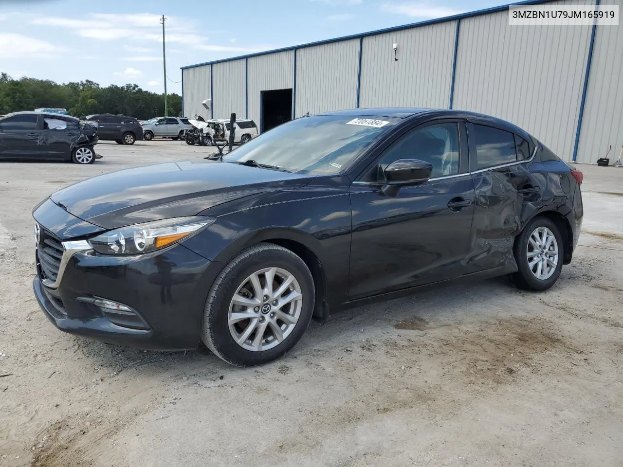 2018 Mazda 3 Sport VIN: 3MZBN1U79JM165919 Lot: 72051884