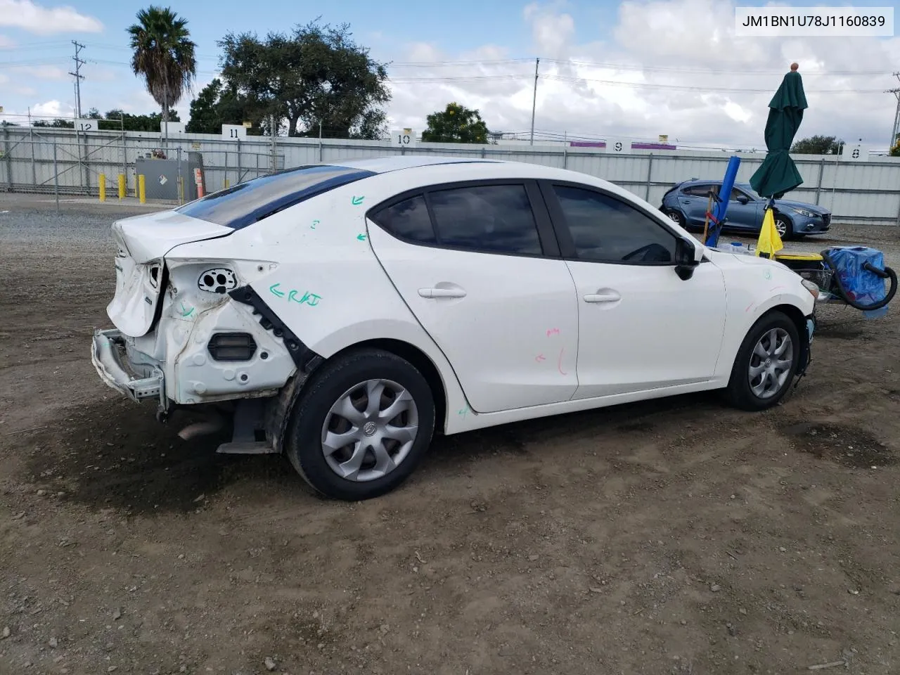 2018 Mazda 3 Sport VIN: JM1BN1U78J1160839 Lot: 72280734