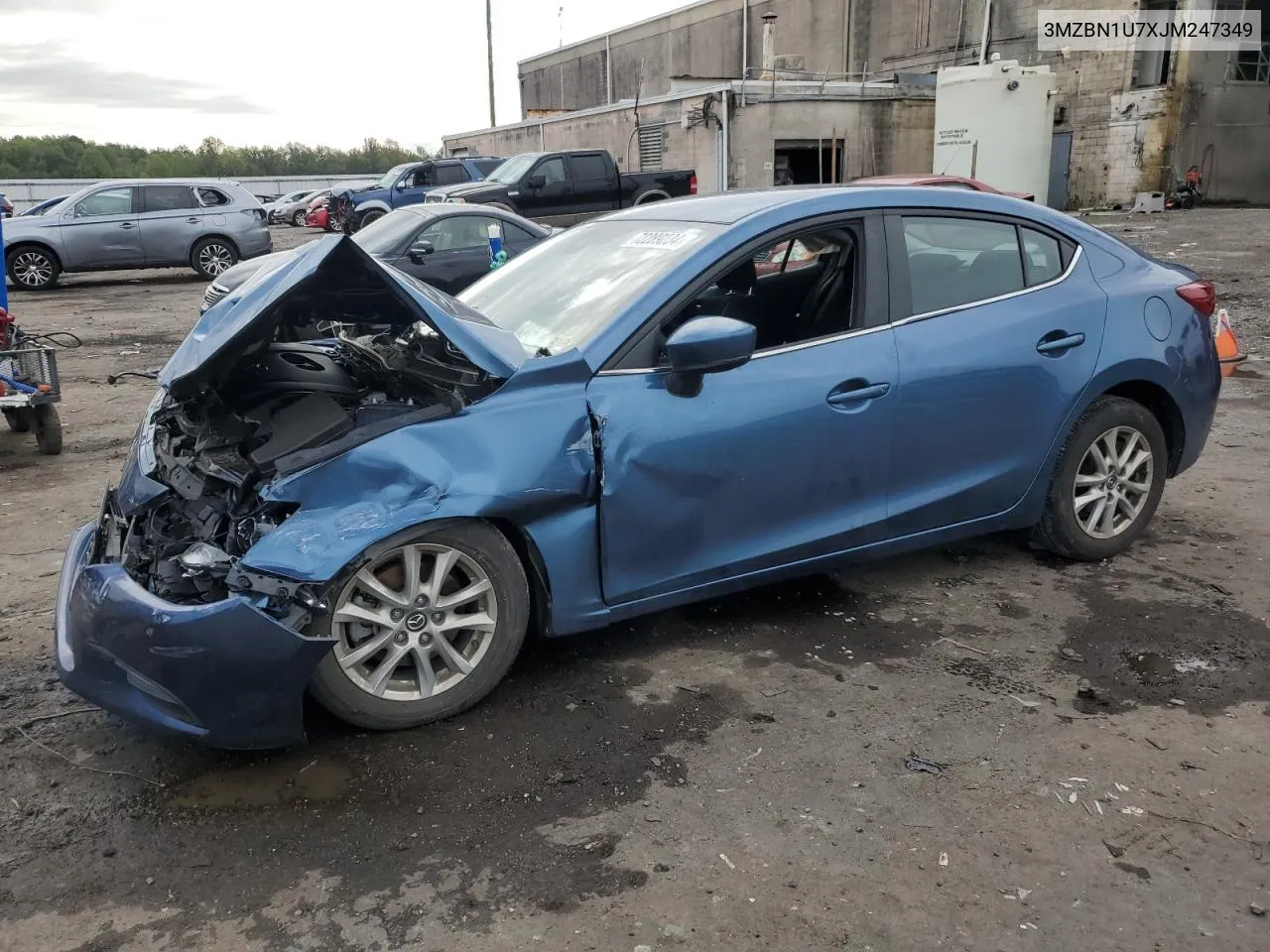 3MZBN1U7XJM247349 2018 Mazda 3 Sport