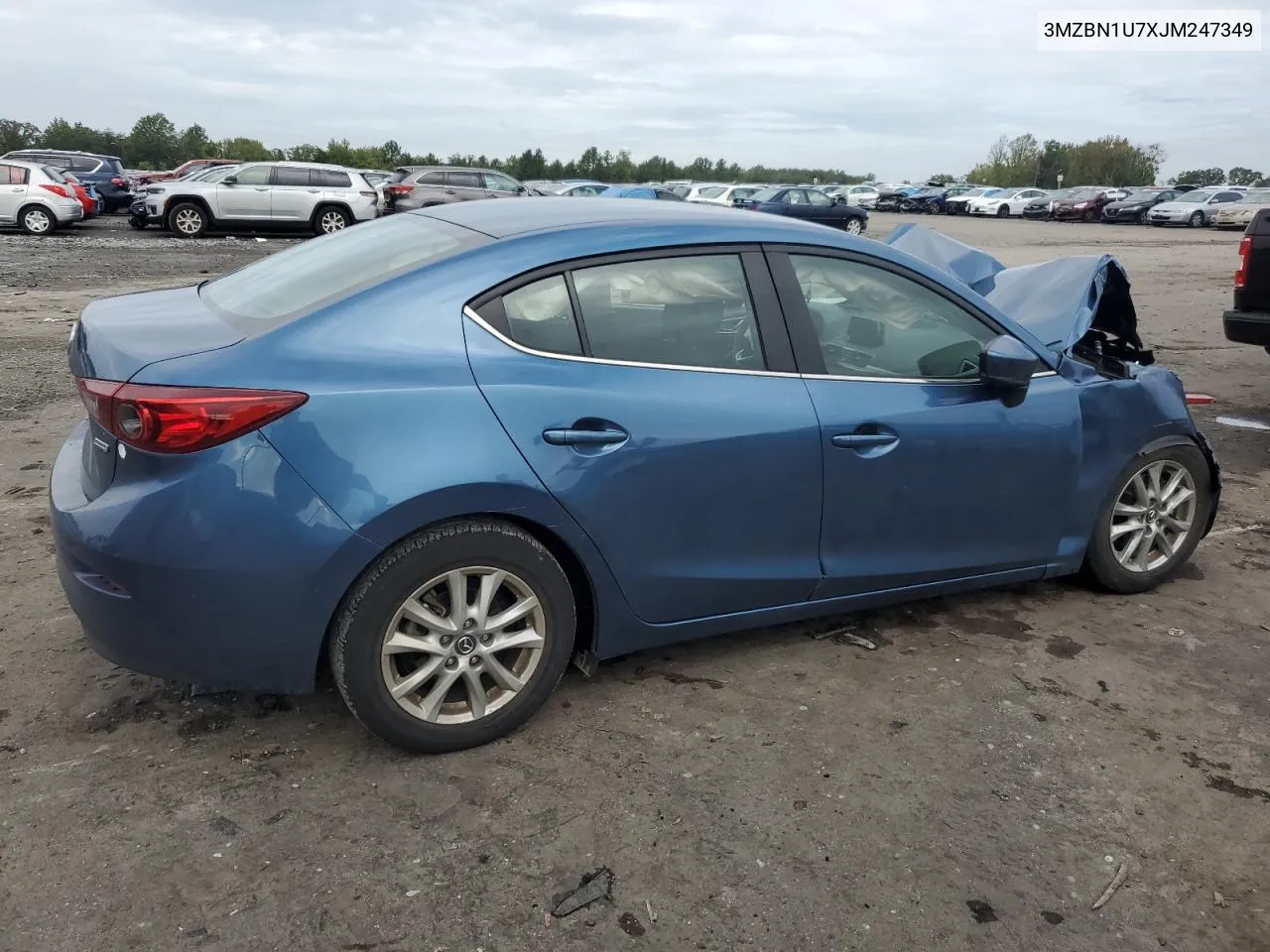 2018 Mazda 3 Sport VIN: 3MZBN1U7XJM247349 Lot: 72289234