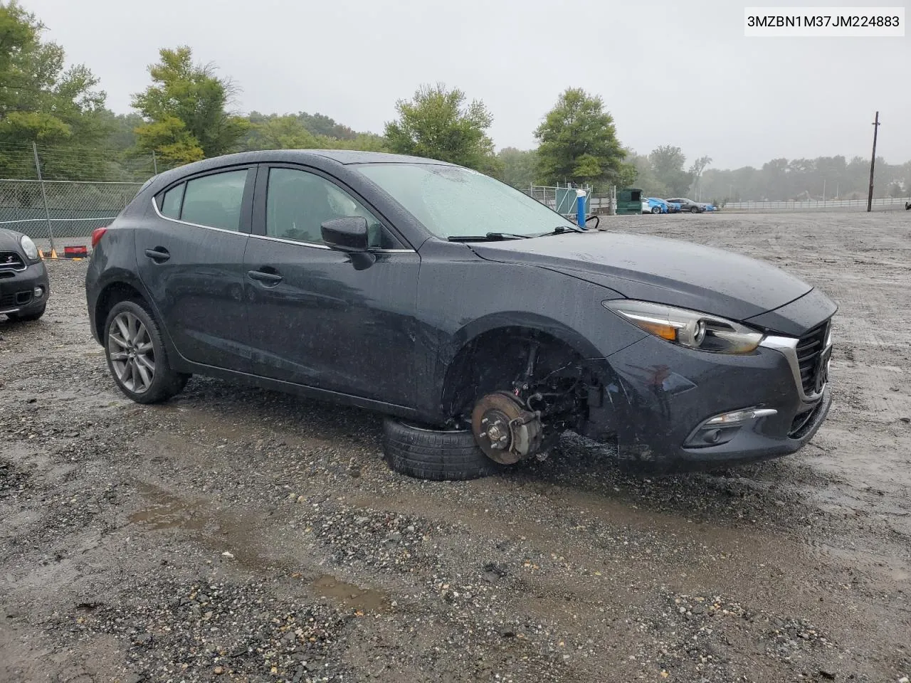 2018 Mazda 3 Grand Touring VIN: 3MZBN1M37JM224883 Lot: 72317104