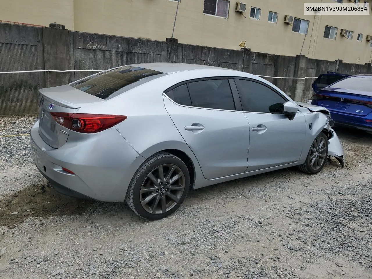 2018 Mazda 3 Touring VIN: 3MZBN1V39JM206884 Lot: 72318104