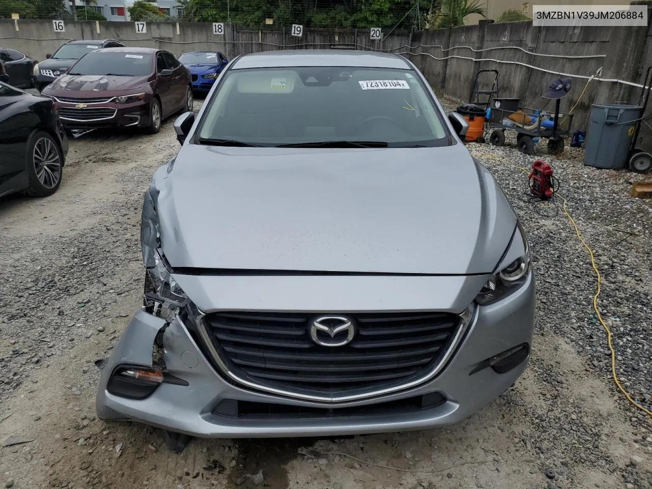 2018 Mazda 3 Touring VIN: 3MZBN1V39JM206884 Lot: 72318104