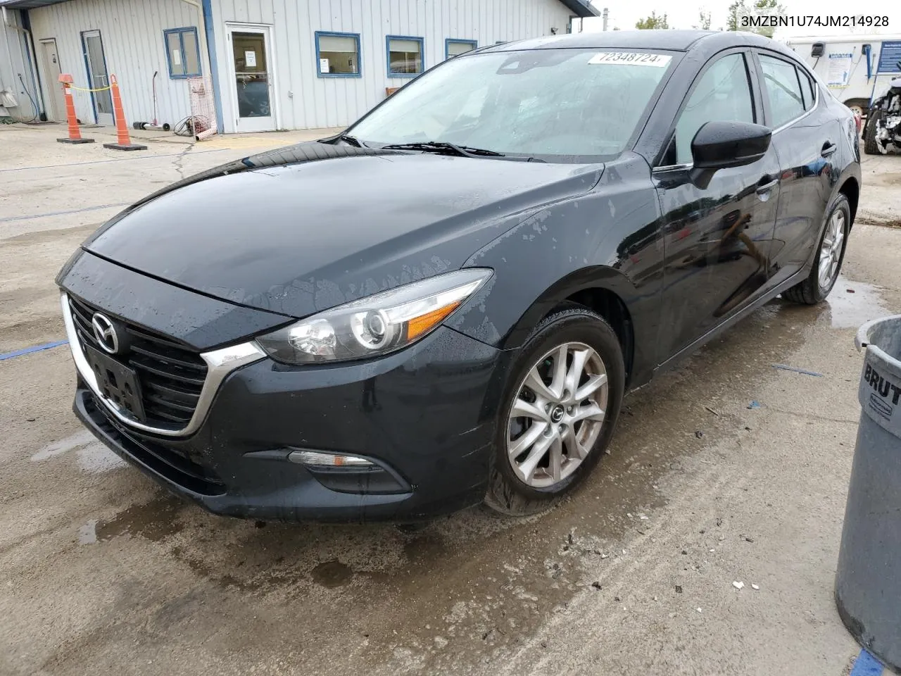 2018 Mazda 3 Sport VIN: 3MZBN1U74JM214928 Lot: 72348724