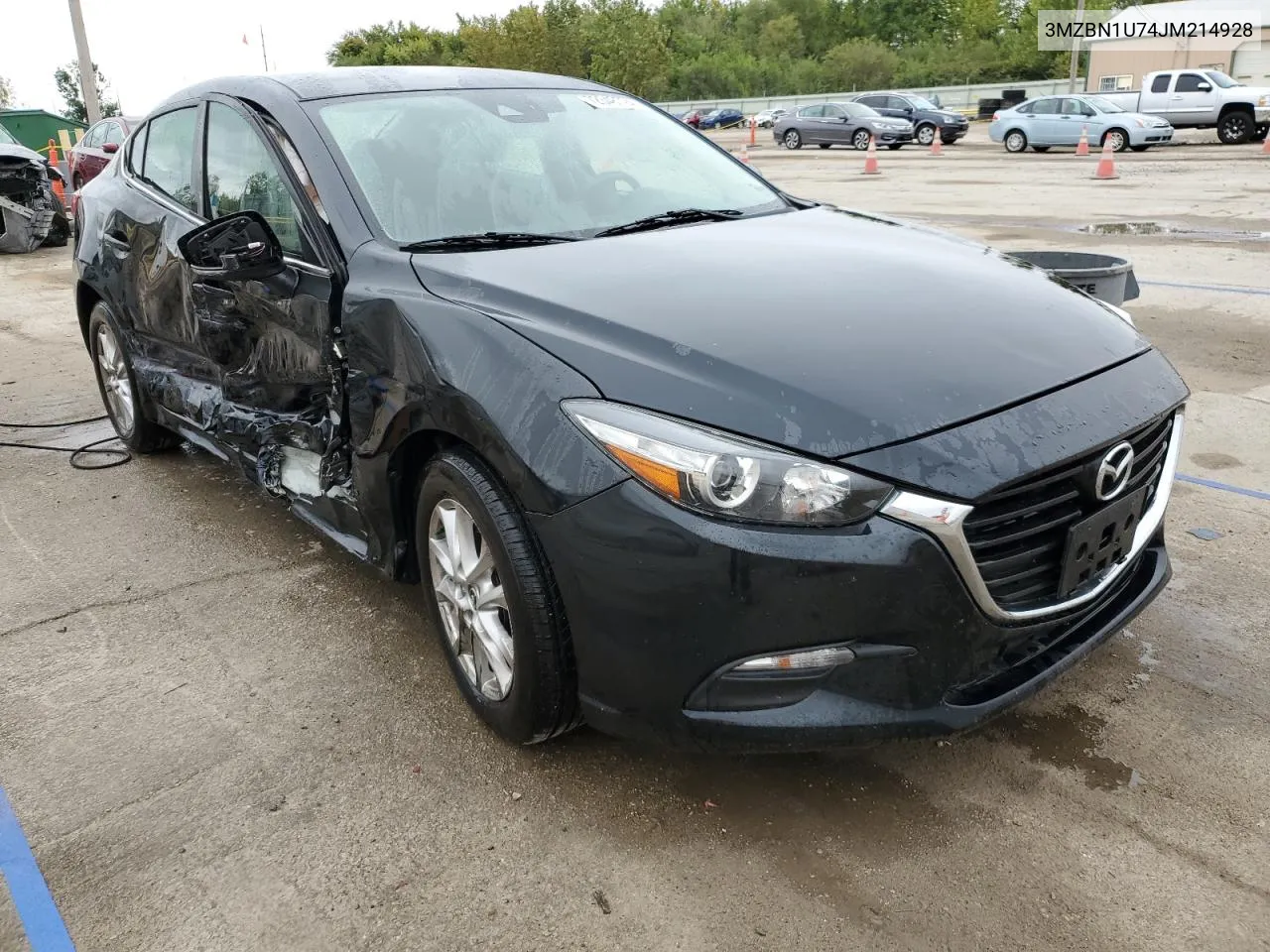 2018 Mazda 3 Sport VIN: 3MZBN1U74JM214928 Lot: 72348724