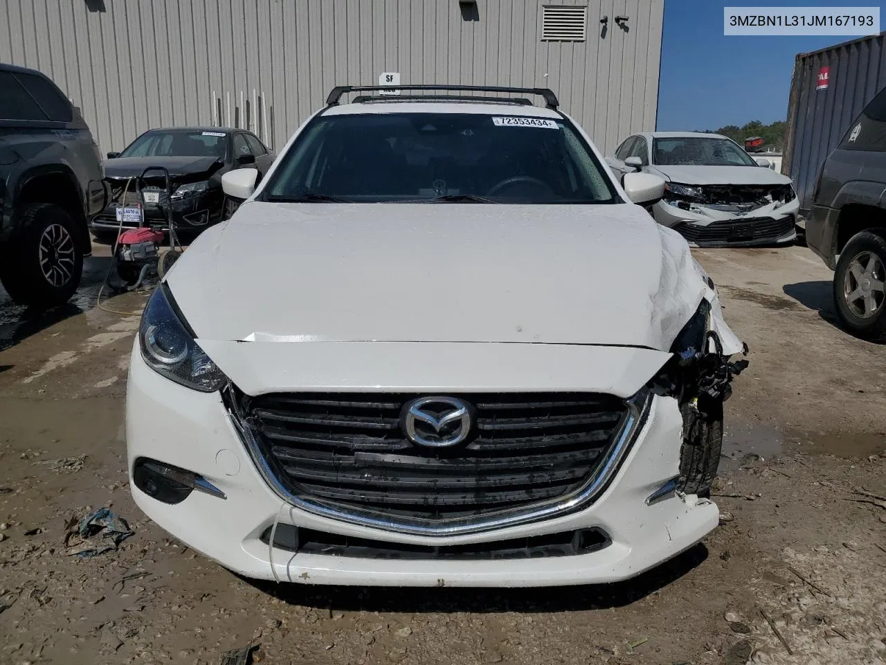 2018 Mazda 3 Touring VIN: 3MZBN1L31JM167193 Lot: 72353434