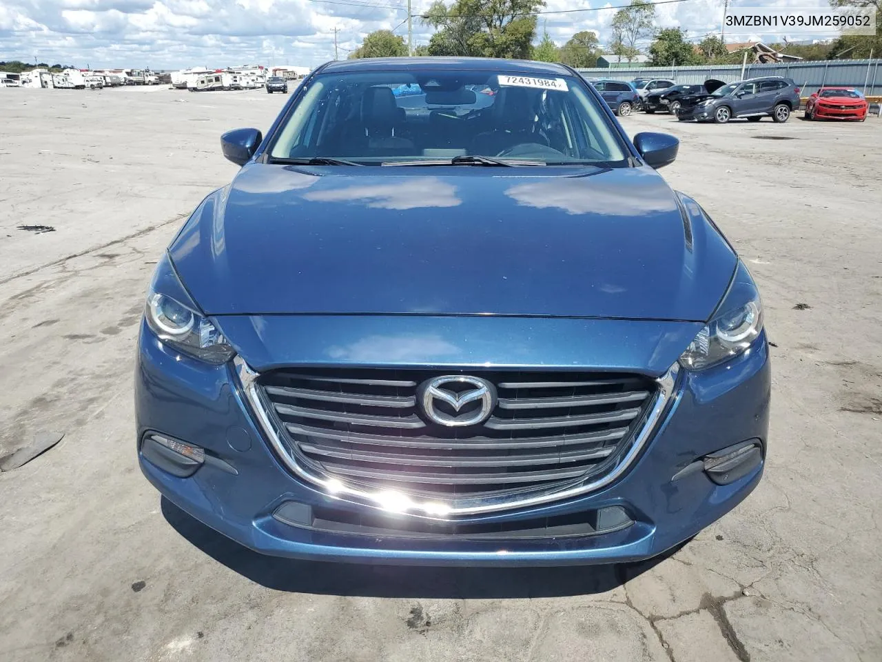 2018 Mazda 3 Touring VIN: 3MZBN1V39JM259052 Lot: 72431984