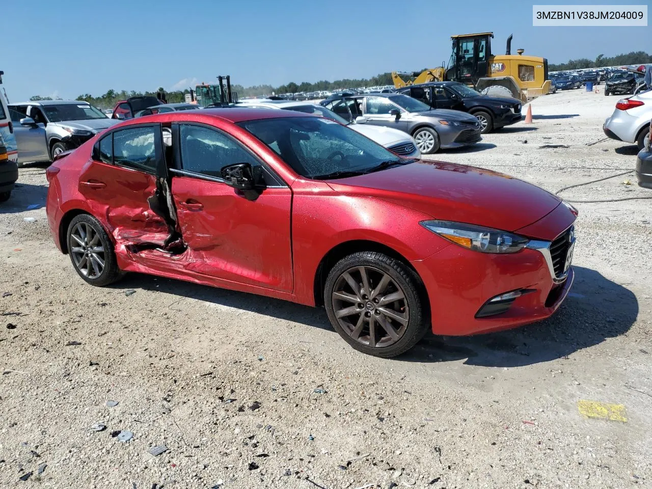 2018 Mazda 3 Touring VIN: 3MZBN1V38JM204009 Lot: 72447914