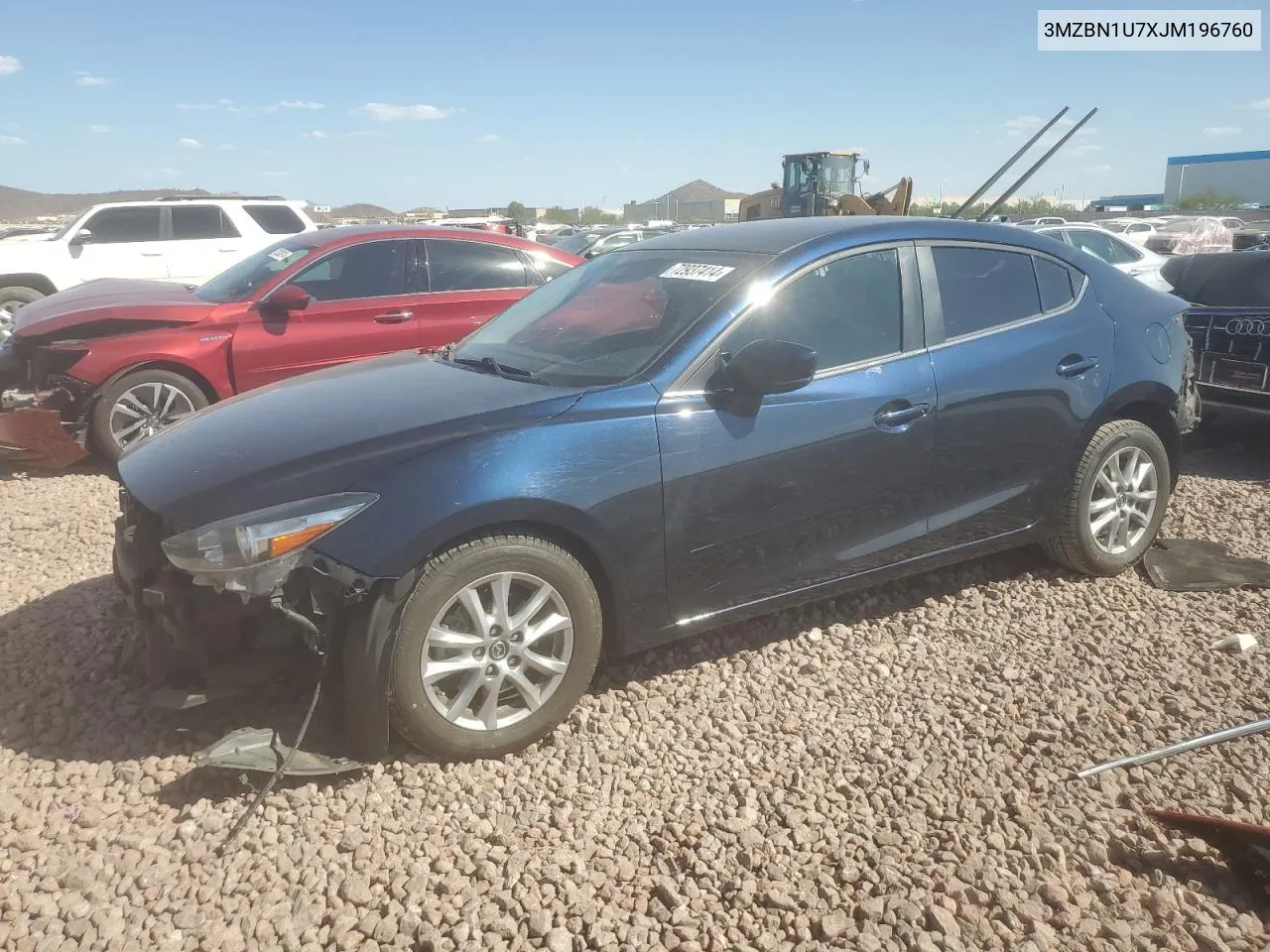 2018 Mazda 3 Sport VIN: 3MZBN1U7XJM196760 Lot: 72937414