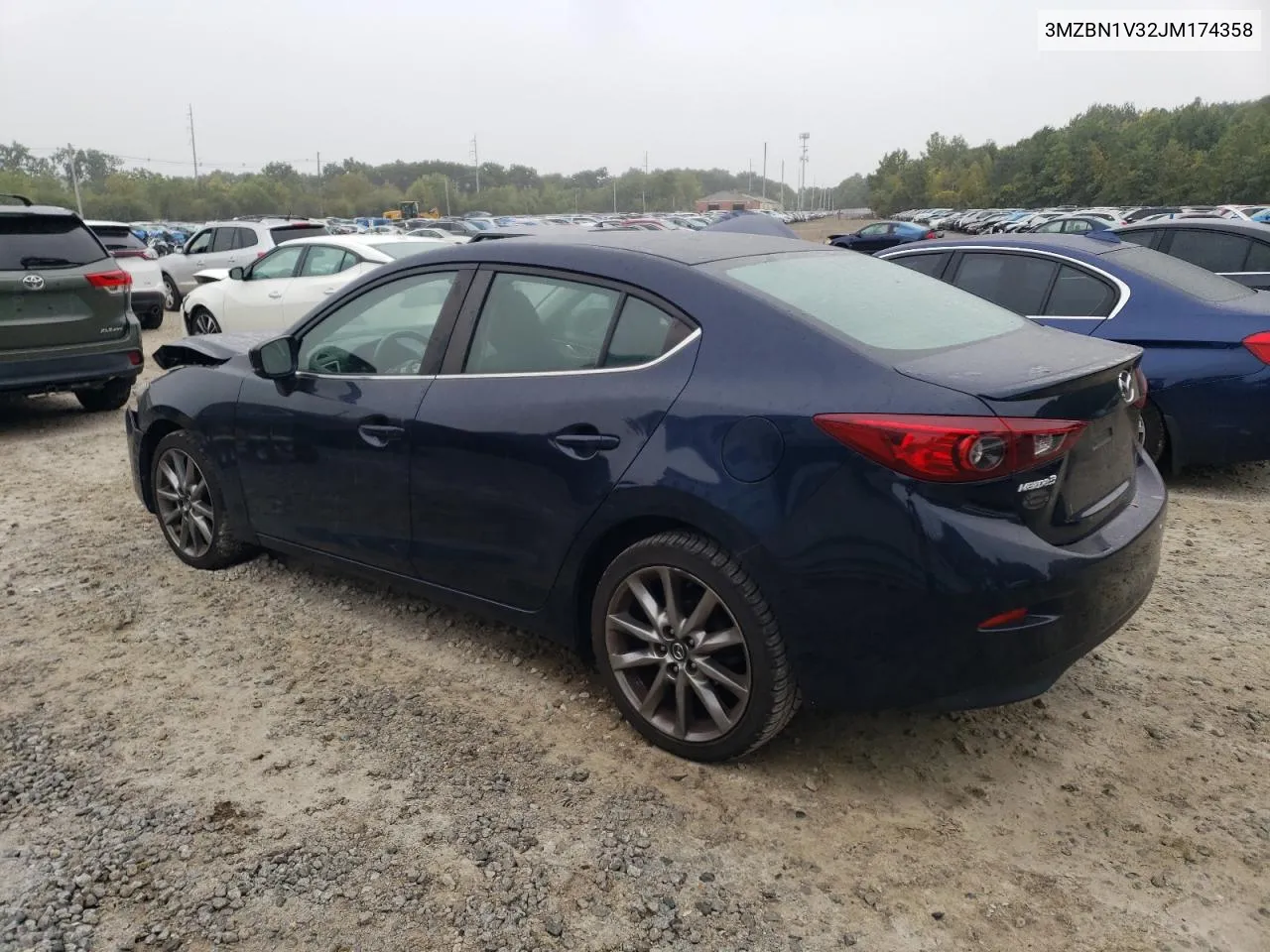 2018 Mazda 3 Touring VIN: 3MZBN1V32JM174358 Lot: 73090304