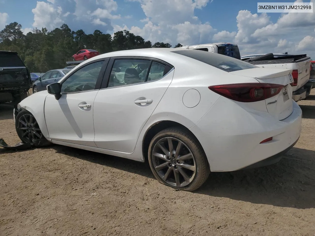 2018 Mazda 3 Grand Touring VIN: 3MZBN1W31JM212998 Lot: 73176994