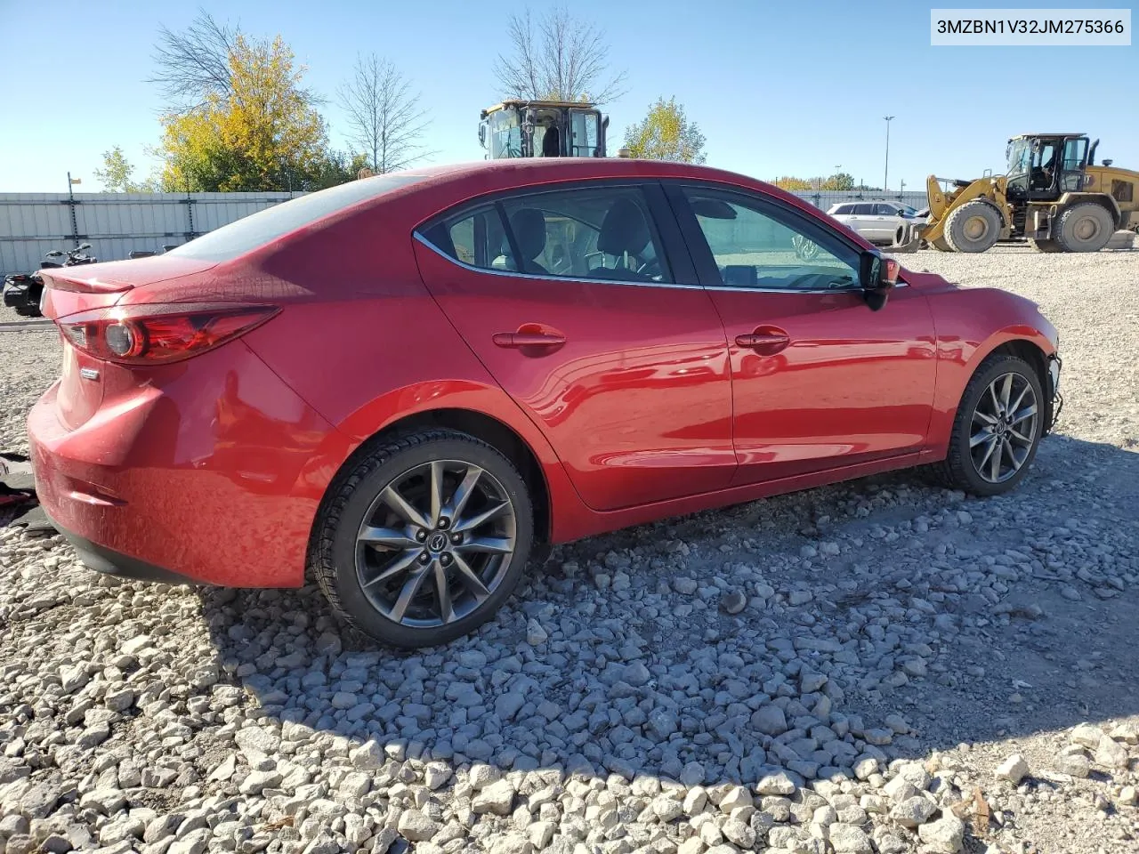 2018 Mazda 3 Touring VIN: 3MZBN1V32JM275366 Lot: 73236354