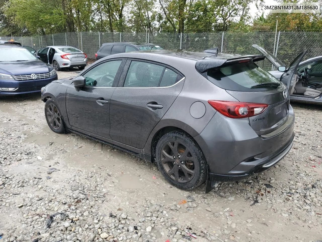 2018 Mazda 3 Grand Touring VIN: 3MZBN1M31JM185630 Lot: 73406574