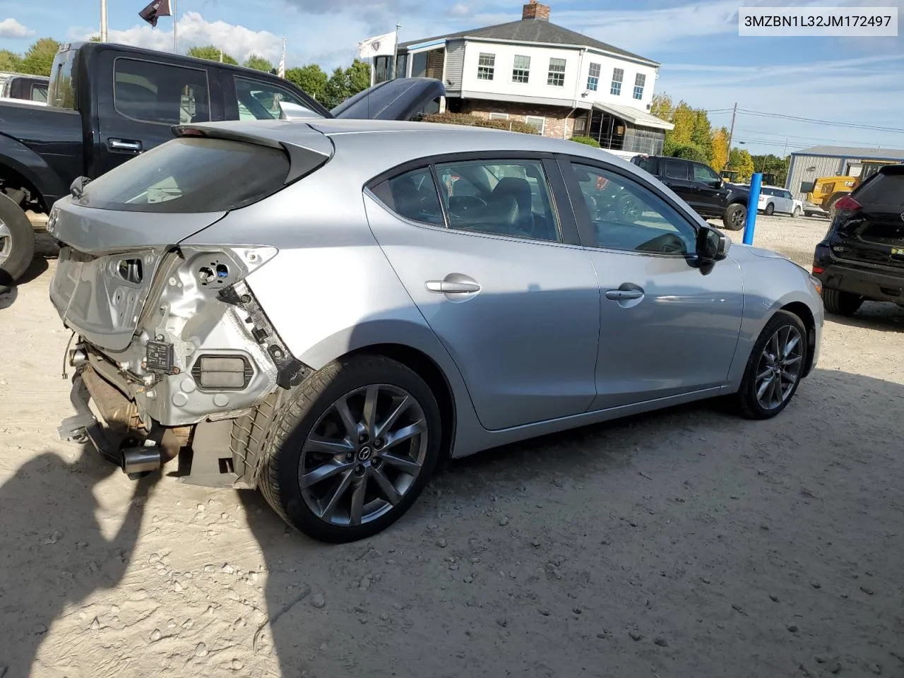 2018 Mazda 3 Touring VIN: 3MZBN1L32JM172497 Lot: 73456174