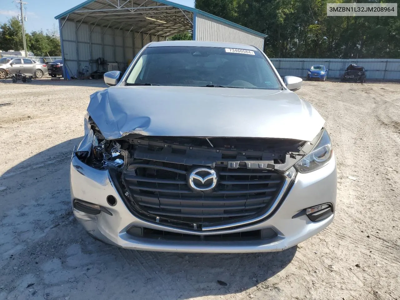 2018 Mazda 3 Touring VIN: 3MZBN1L32JM208964 Lot: 73460584