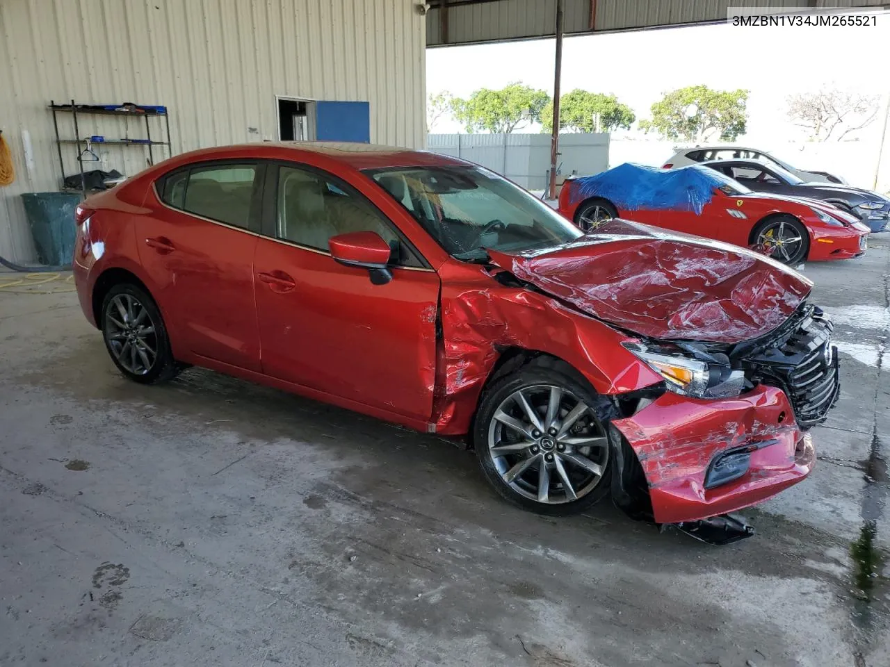 2018 Mazda 3 Touring VIN: 3MZBN1V34JM265521 Lot: 73564144