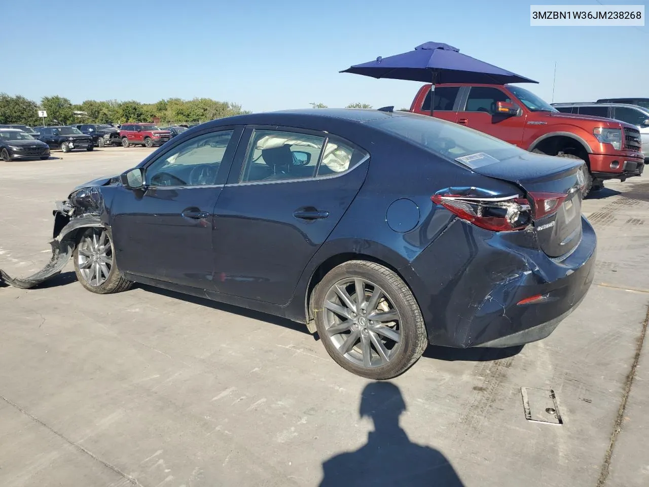 2018 Mazda 3 Grand Touring VIN: 3MZBN1W36JM238268 Lot: 73579684