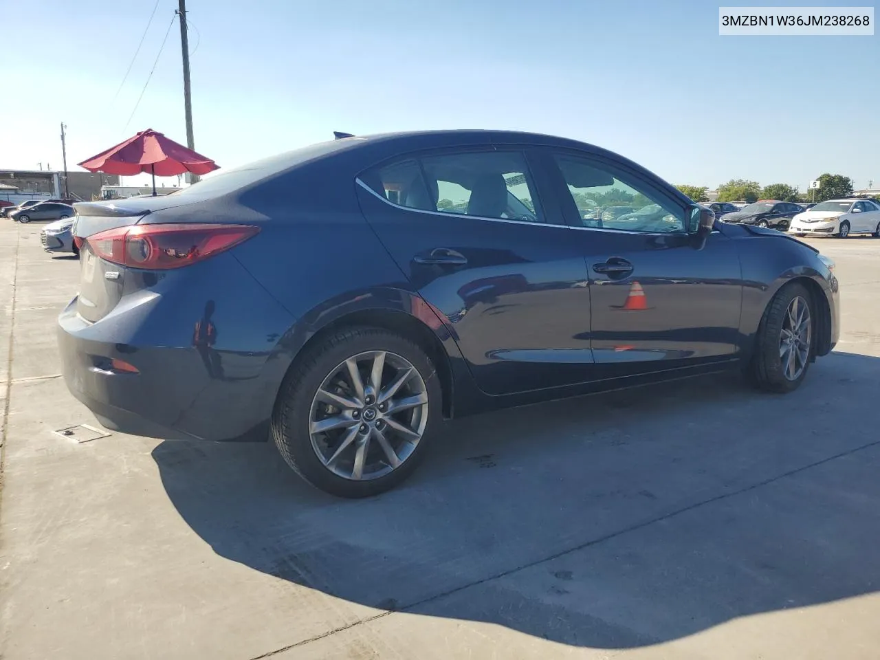 2018 Mazda 3 Grand Touring VIN: 3MZBN1W36JM238268 Lot: 73579684