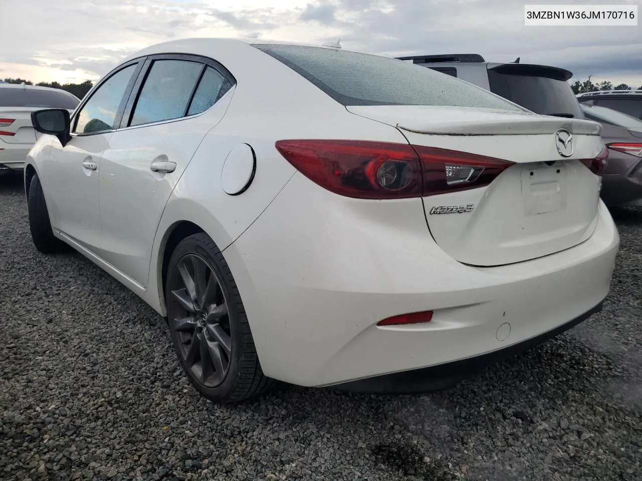 2018 Mazda 3 Grand Touring VIN: 3MZBN1W36JM170716 Lot: 73829624