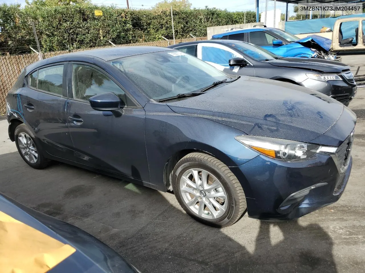 2018 Mazda 3 Sport VIN: 3MZBN1K73JM204457 Lot: 74382704