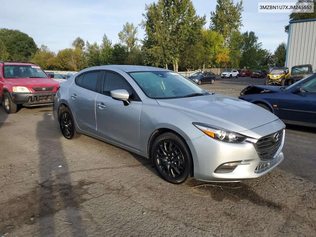 2018 Mazda 3 Sport VIN: 3MZBN1U7XJM245553 Lot: 74580224