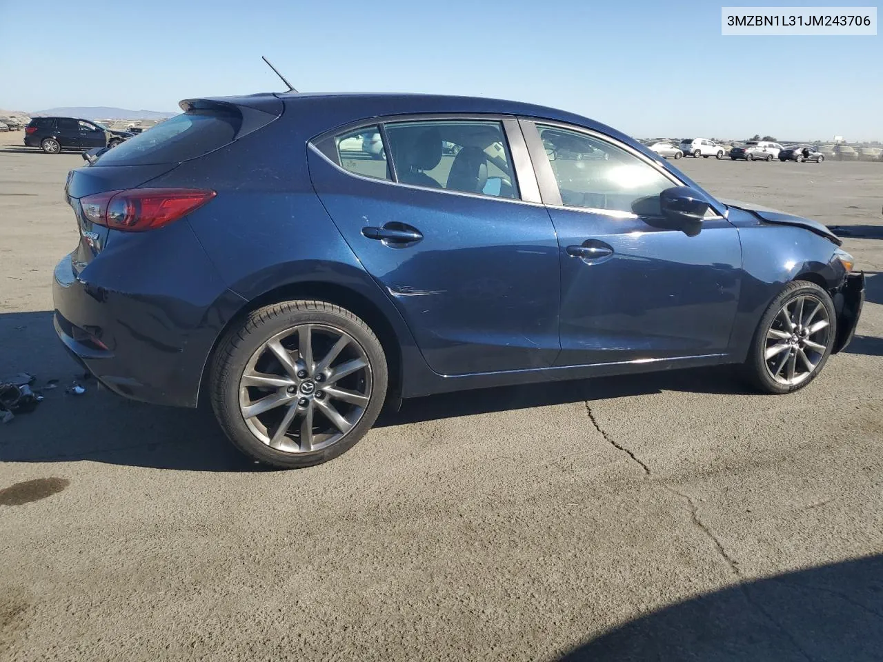 2018 Mazda 3 Touring VIN: 3MZBN1L31JM243706 Lot: 74636474