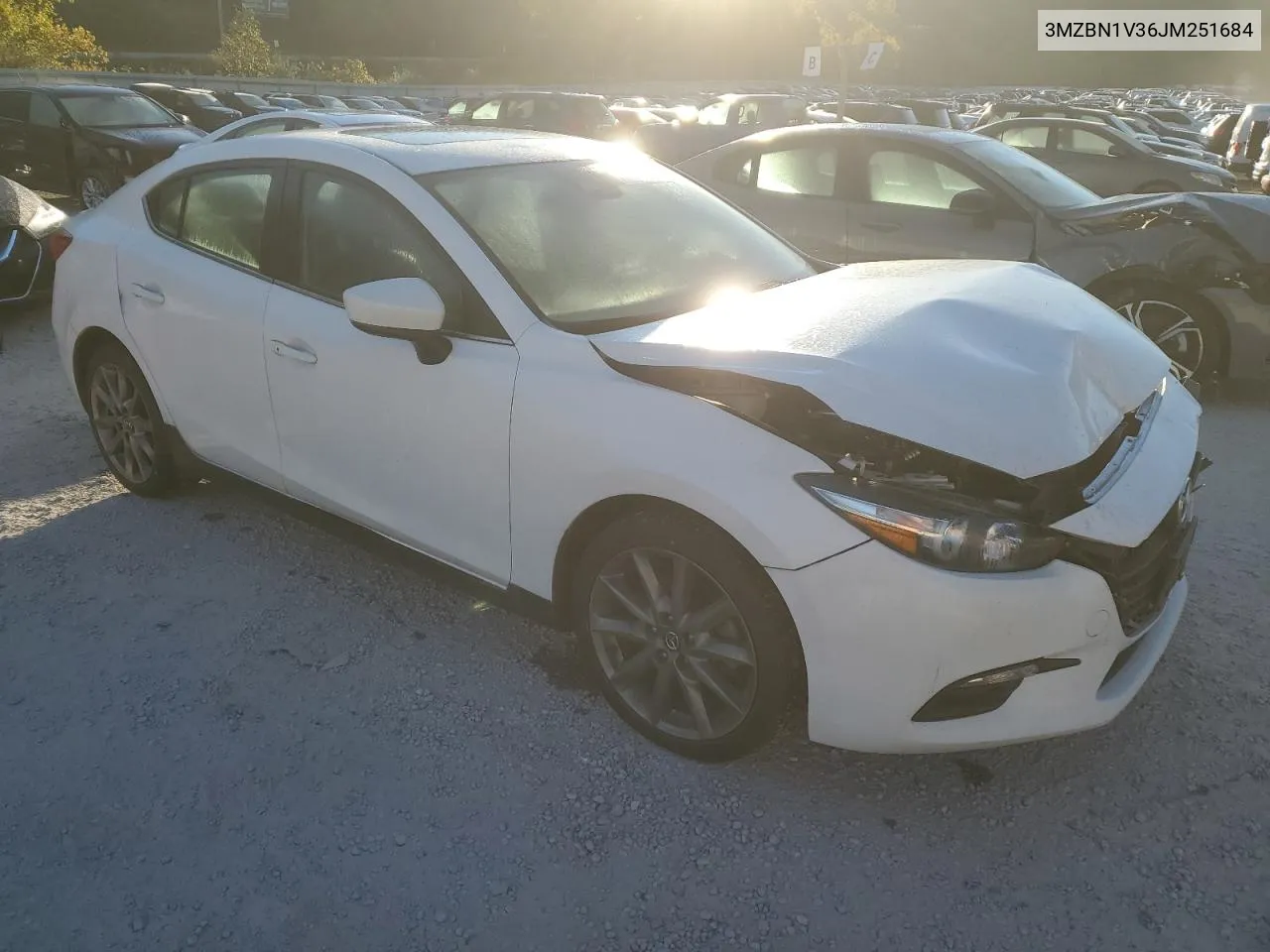 2018 Mazda 3 Touring VIN: 3MZBN1V36JM251684 Lot: 74755234