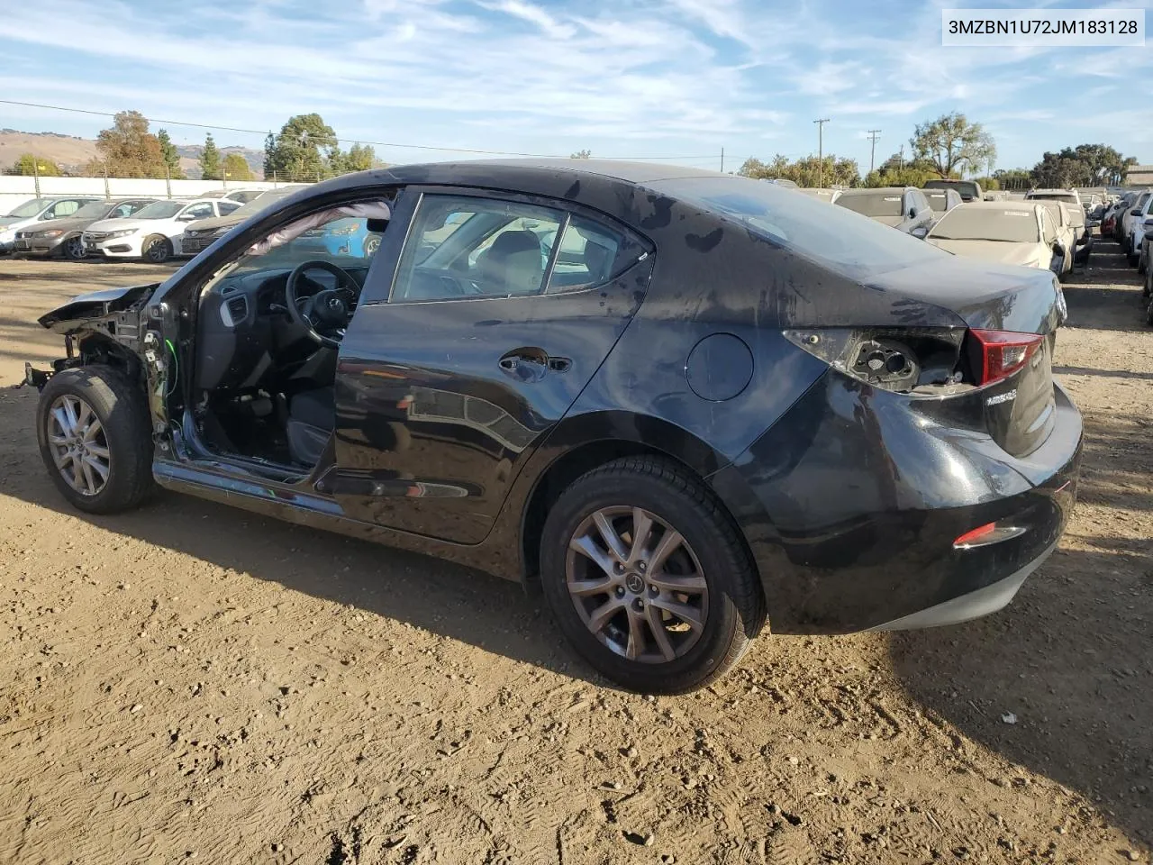 3MZBN1U72JM183128 2018 Mazda 3 Sport