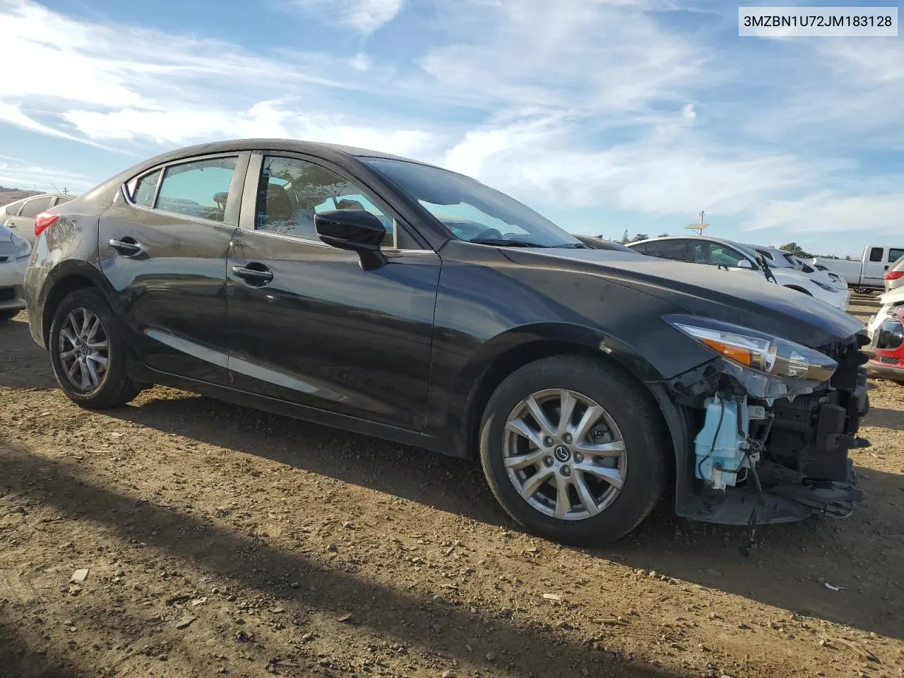 2018 Mazda 3 Sport VIN: 3MZBN1U72JM183128 Lot: 74993794