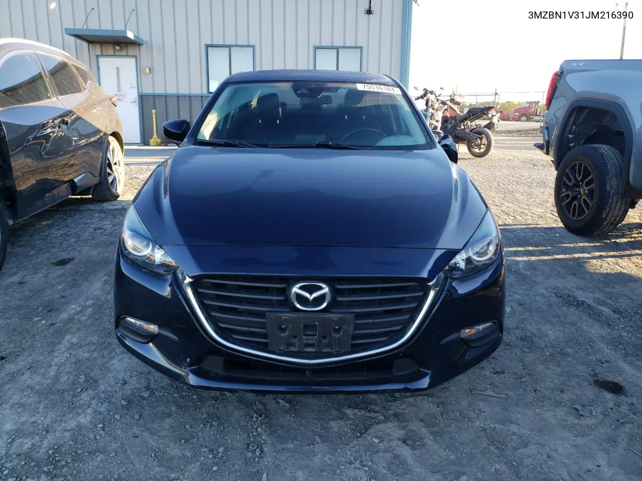 2018 Mazda 3 Touring VIN: 3MZBN1V31JM216390 Lot: 75516184