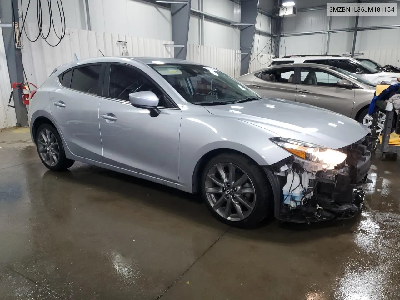 2018 Mazda 3 Touring VIN: 3MZBN1L36JM181154 Lot: 75718304