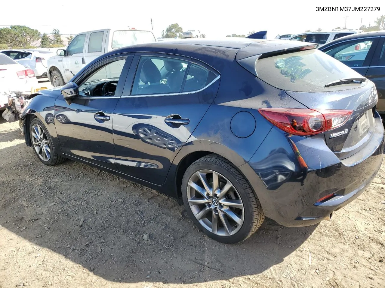 2018 Mazda 3 Grand Touring VIN: 3MZBN1M37JM227279 Lot: 76279444