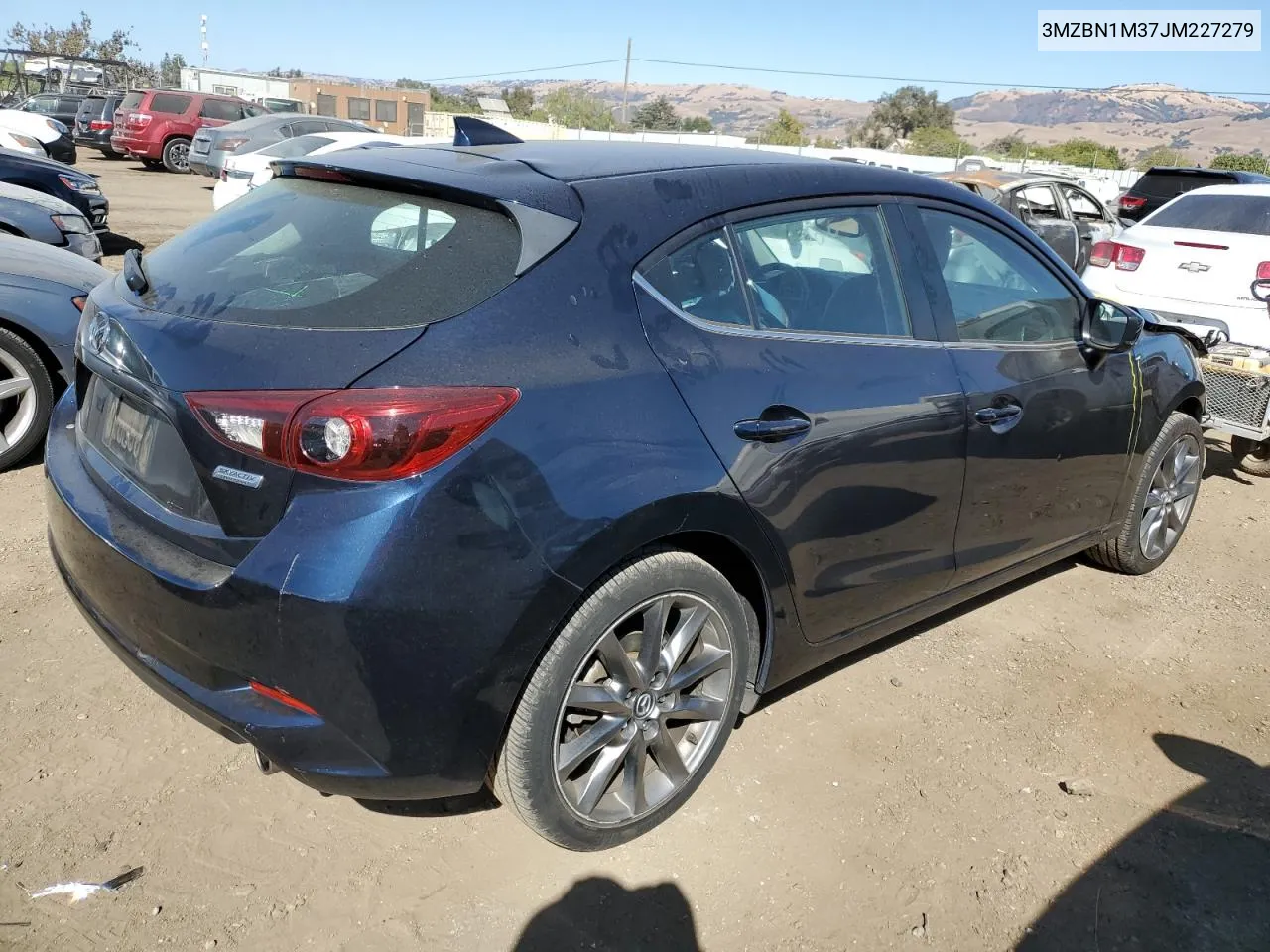 2018 Mazda 3 Grand Touring VIN: 3MZBN1M37JM227279 Lot: 76279444