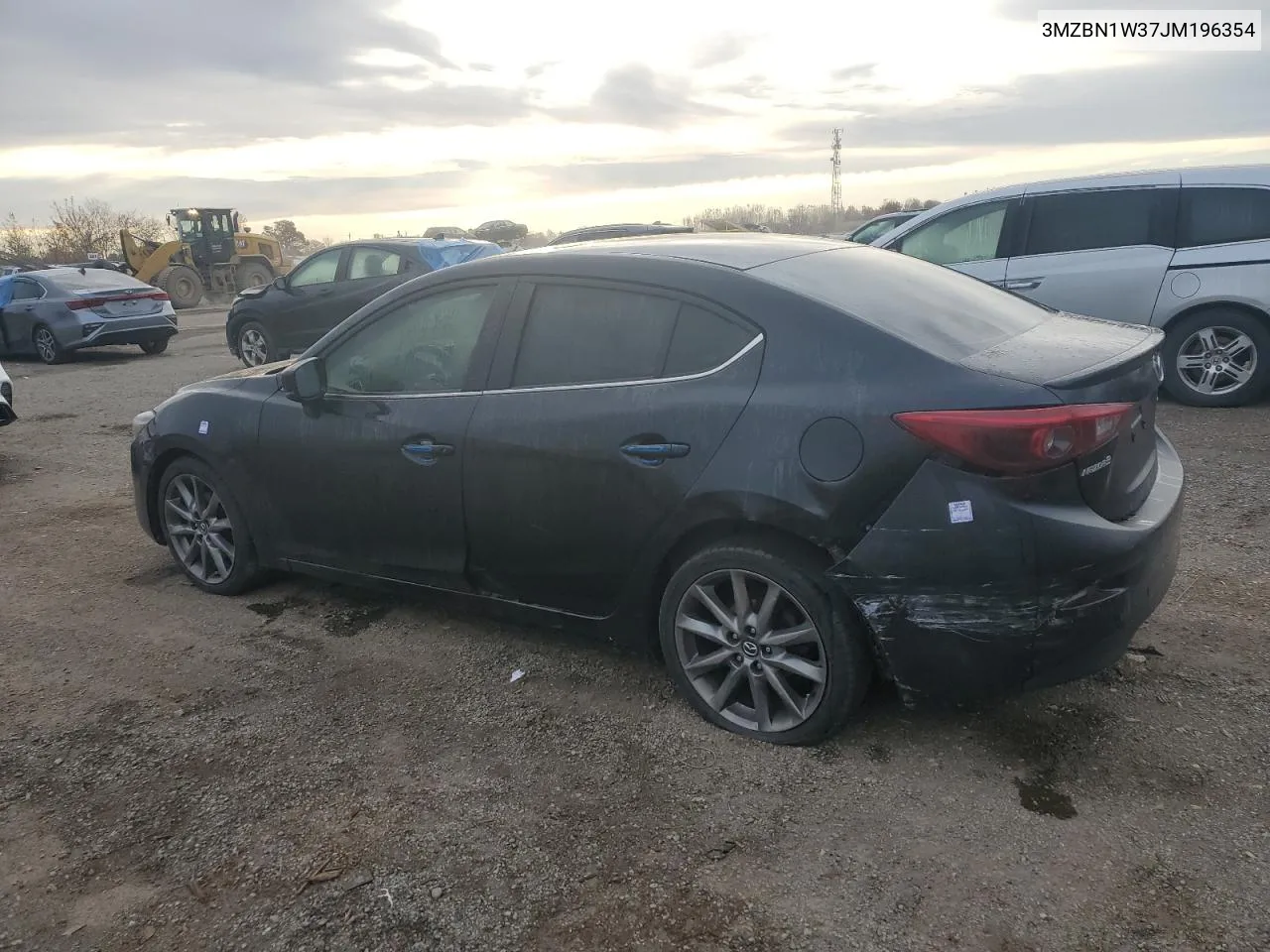 2018 Mazda 3 Grand Touring VIN: 3MZBN1W37JM196354 Lot: 76781714