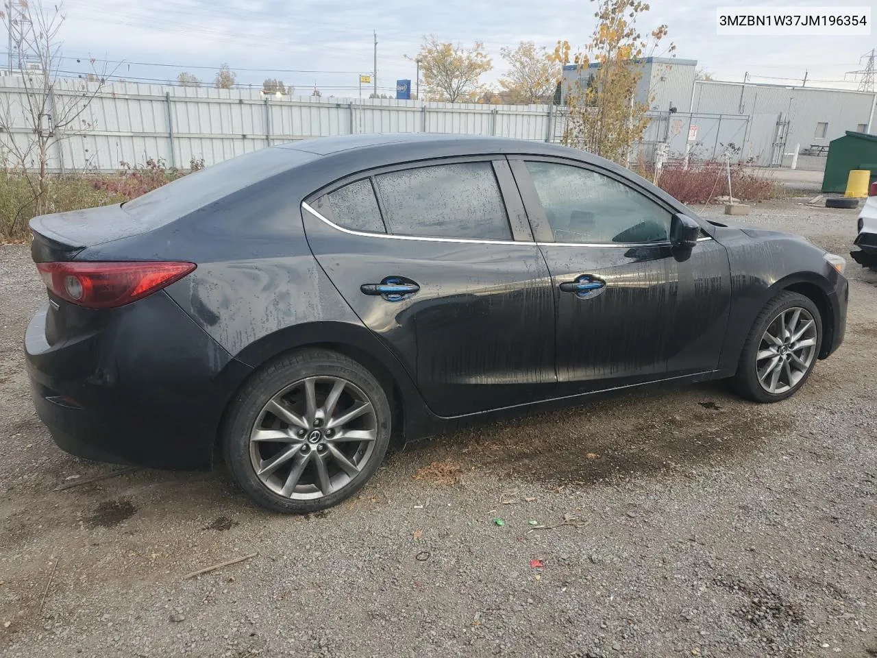 2018 Mazda 3 Grand Touring VIN: 3MZBN1W37JM196354 Lot: 76781714