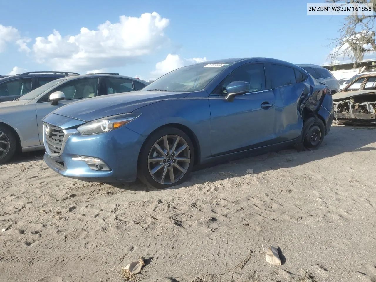 2018 Mazda 3 Grand Touring VIN: 3MZBN1W33JM161858 Lot: 77155664