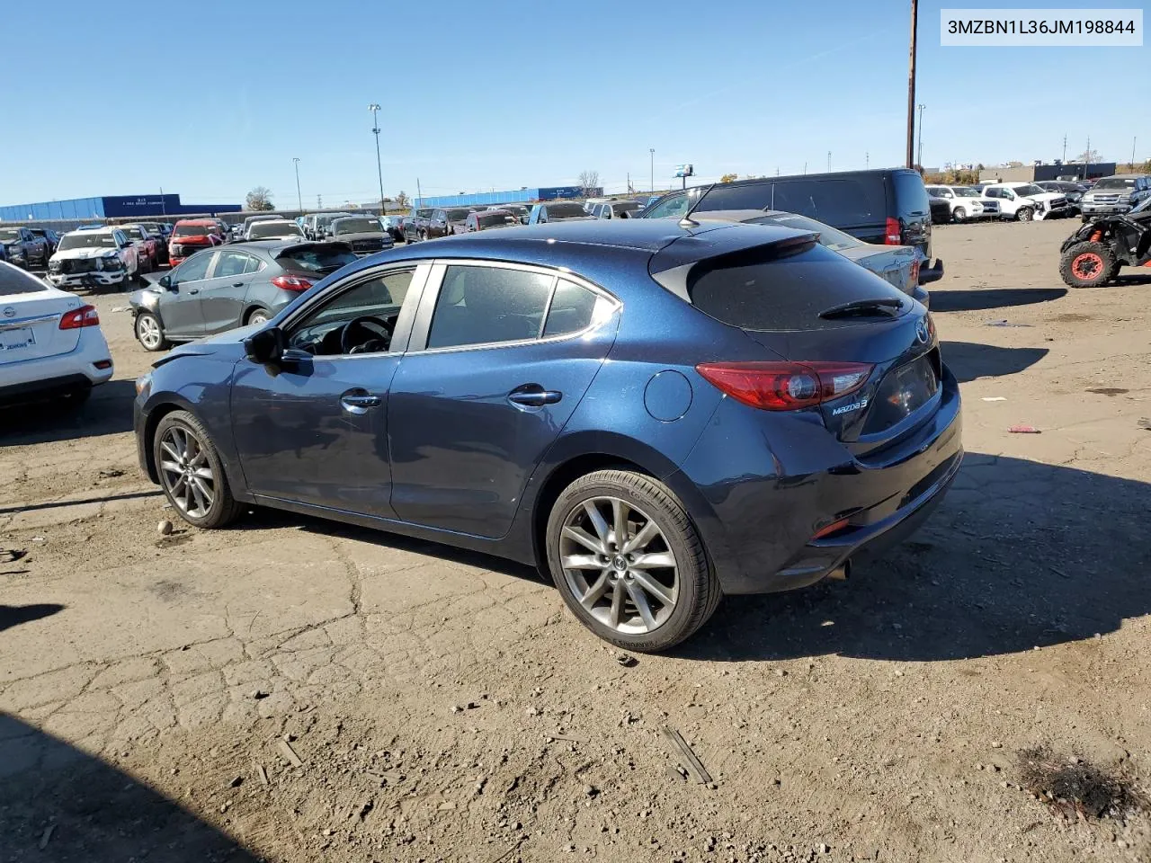 2018 Mazda 3 Touring VIN: 3MZBN1L36JM198844 Lot: 77697734