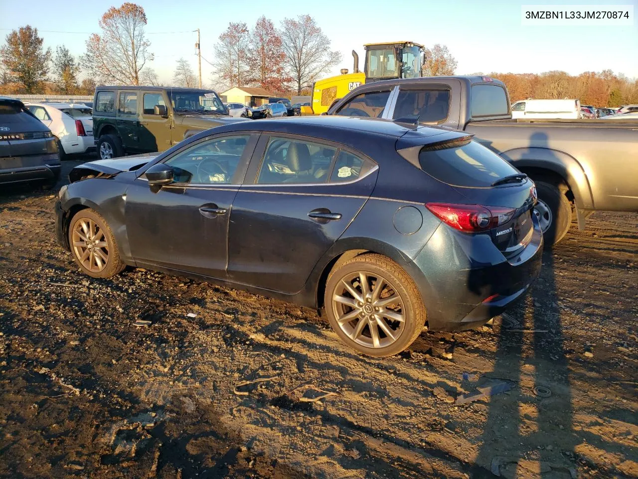 2018 Mazda 3 Touring VIN: 3MZBN1L33JM270874 Lot: 78650174