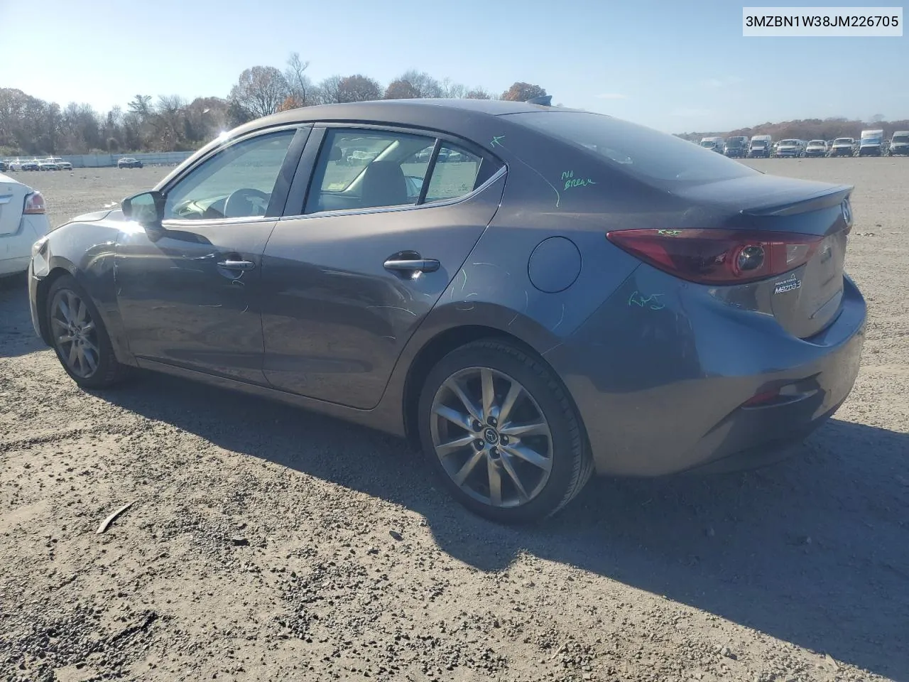 2018 Mazda 3 Grand Touring VIN: 3MZBN1W38JM226705 Lot: 78820784