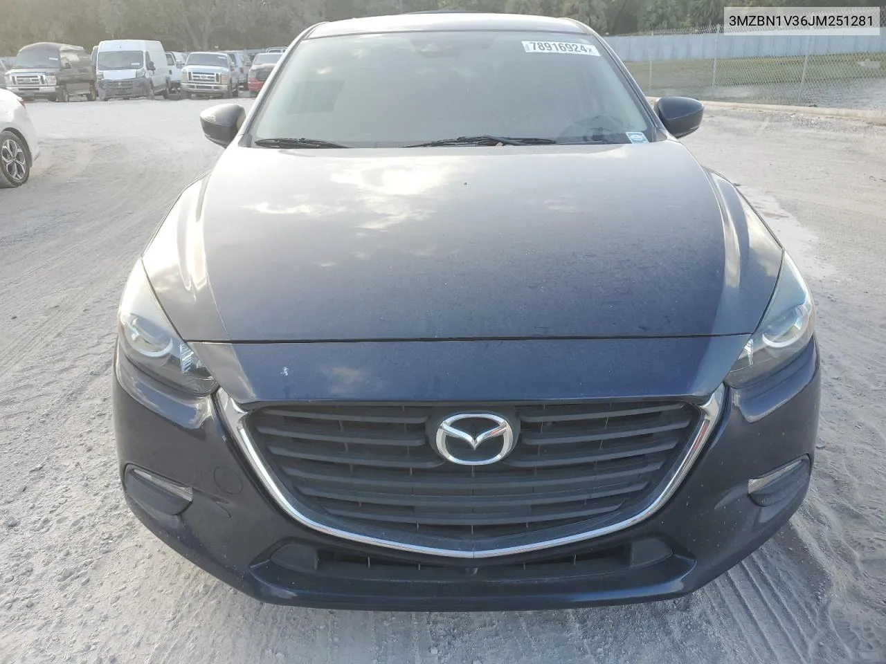 2018 Mazda 3 Touring VIN: 3MZBN1V36JM251281 Lot: 78916924