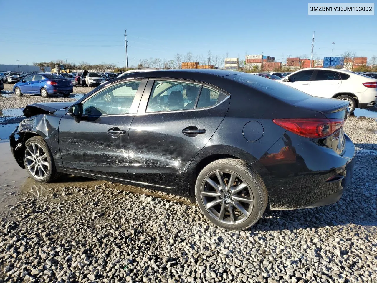 2018 Mazda 3 Touring VIN: 3MZBN1V33JM193002 Lot: 79238494