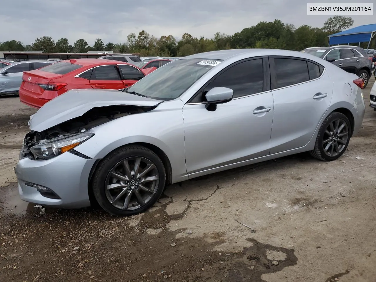 2018 Mazda 3 Touring VIN: 3MZBN1V35JM201164 Lot: 79494834