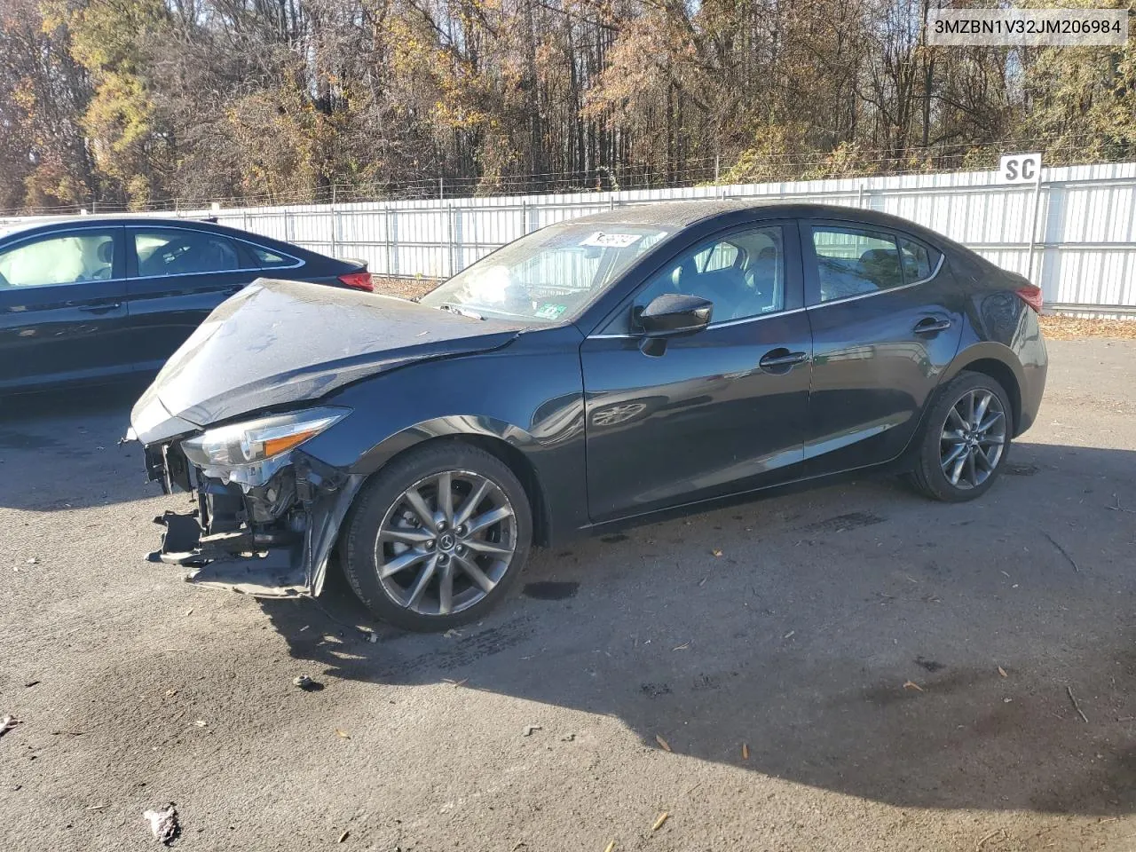 2018 Mazda 3 Touring VIN: 3MZBN1V32JM206984 Lot: 79496734