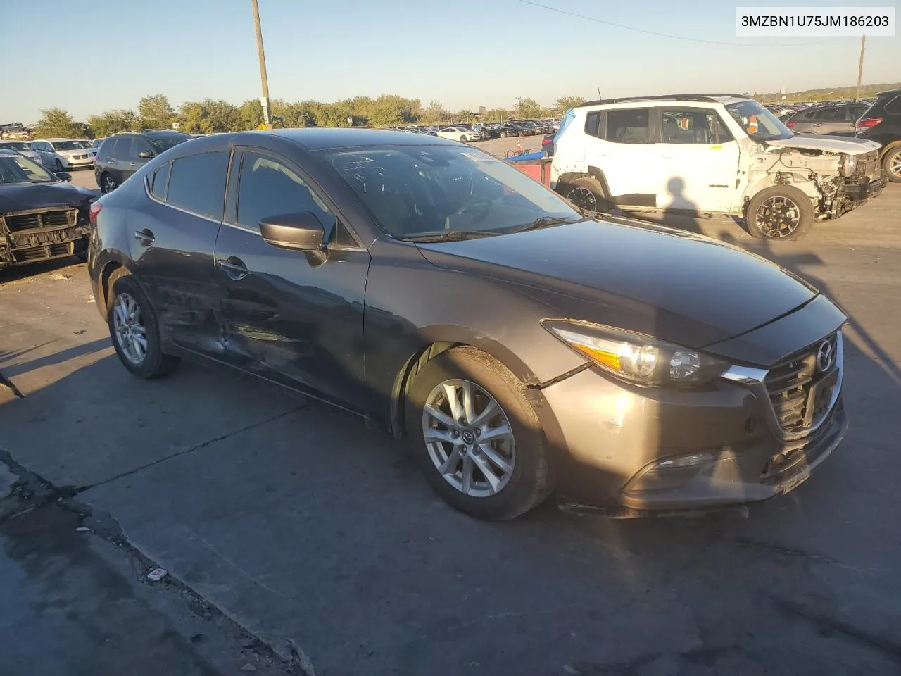 2018 Mazda 3 Sport VIN: 3MZBN1U75JM186203 Lot: 79568004